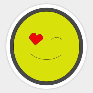 Emoticon vector illustration Sticker